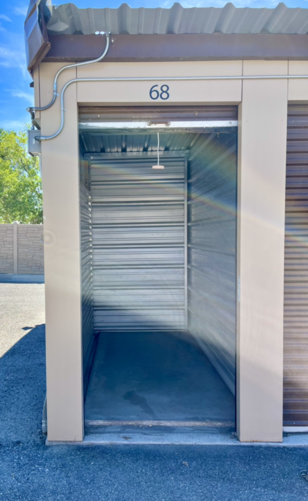 Roy Storage 5 × 10 drive-up unit